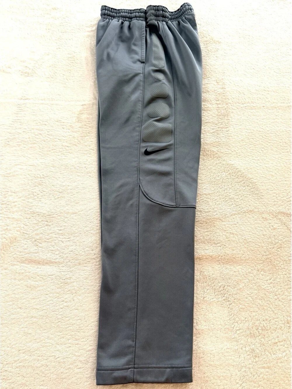 Nike Dri-FIT Fleece Sweatpants Gray Youth Boys S Athletic Jogger Pants